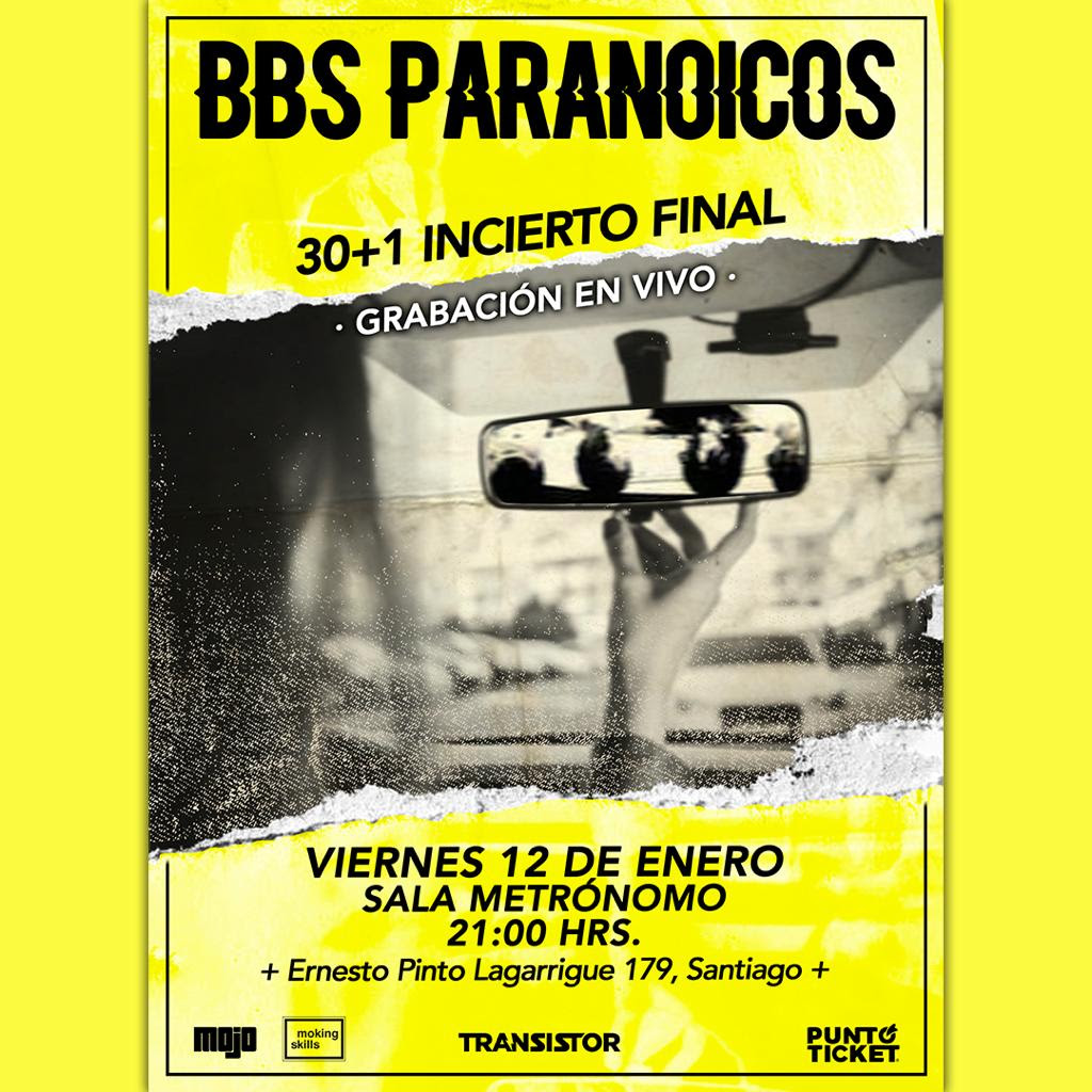 Con Alain Johannes en la producción: BBS Paranoicos lanza nueva canción